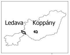 Stable and radioactive isotope and multielement measurements from the Koppány and Ledava catchments